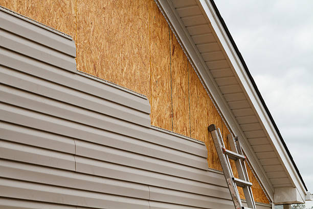 Professional Siding Installation technician working in Audubon, PA